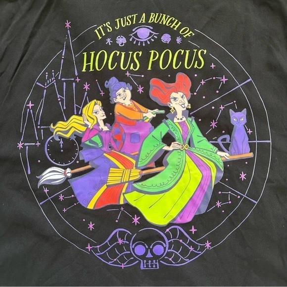 Disney Her Universe Top Hocus Pocus Tie Front Button Up Shirt XL NWT New - Picture 6 of 12